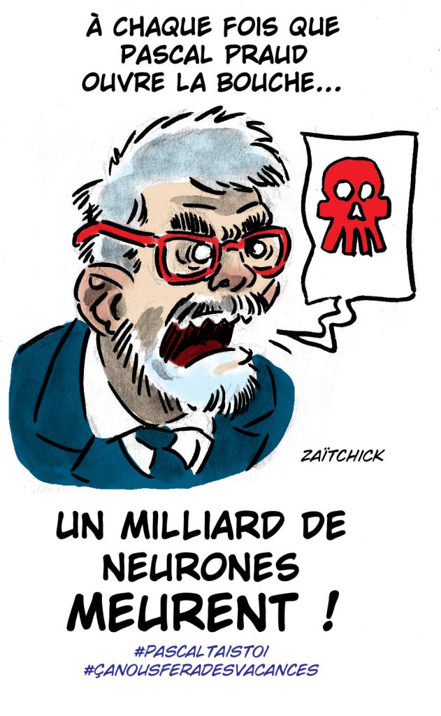 dessin presse humour CNews image drôle Pascal Praud