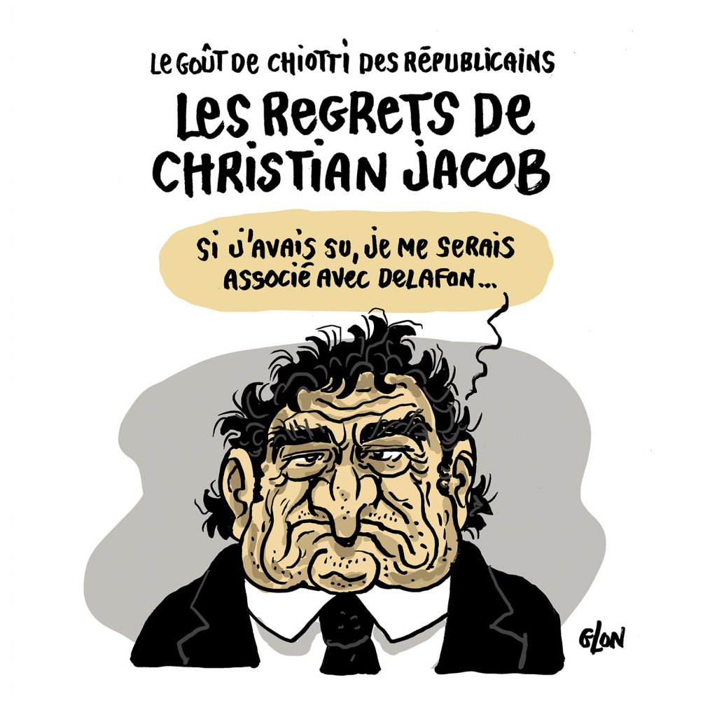 dessin presse humour Christian Jacob image drôle élection Éric Ciotti