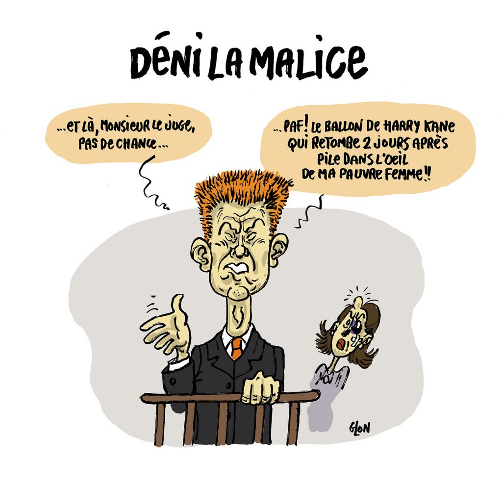 dessin presse humour Adrien Quatennens image drôle condamnation