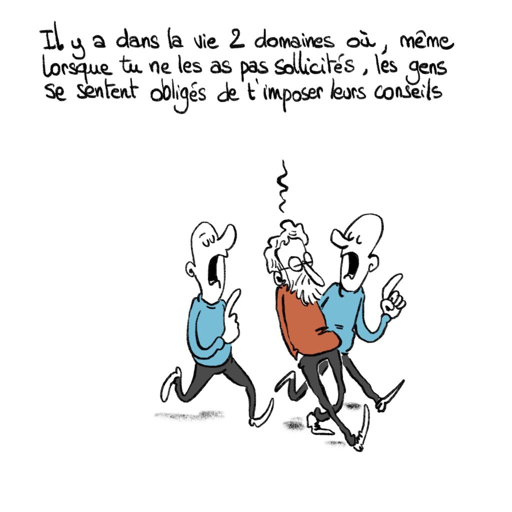 dessin humour quarantenaire image drôle sport