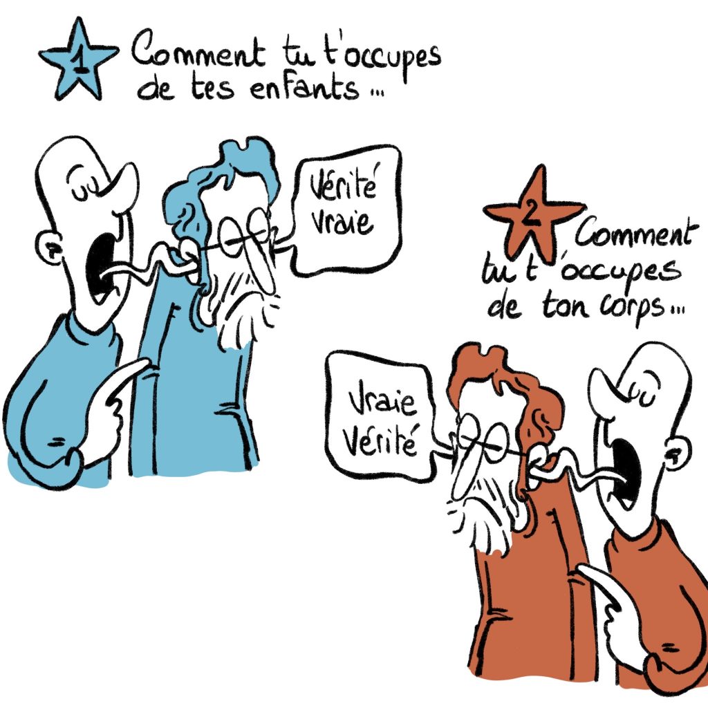 dessin humour quarantenaire image drôle sport