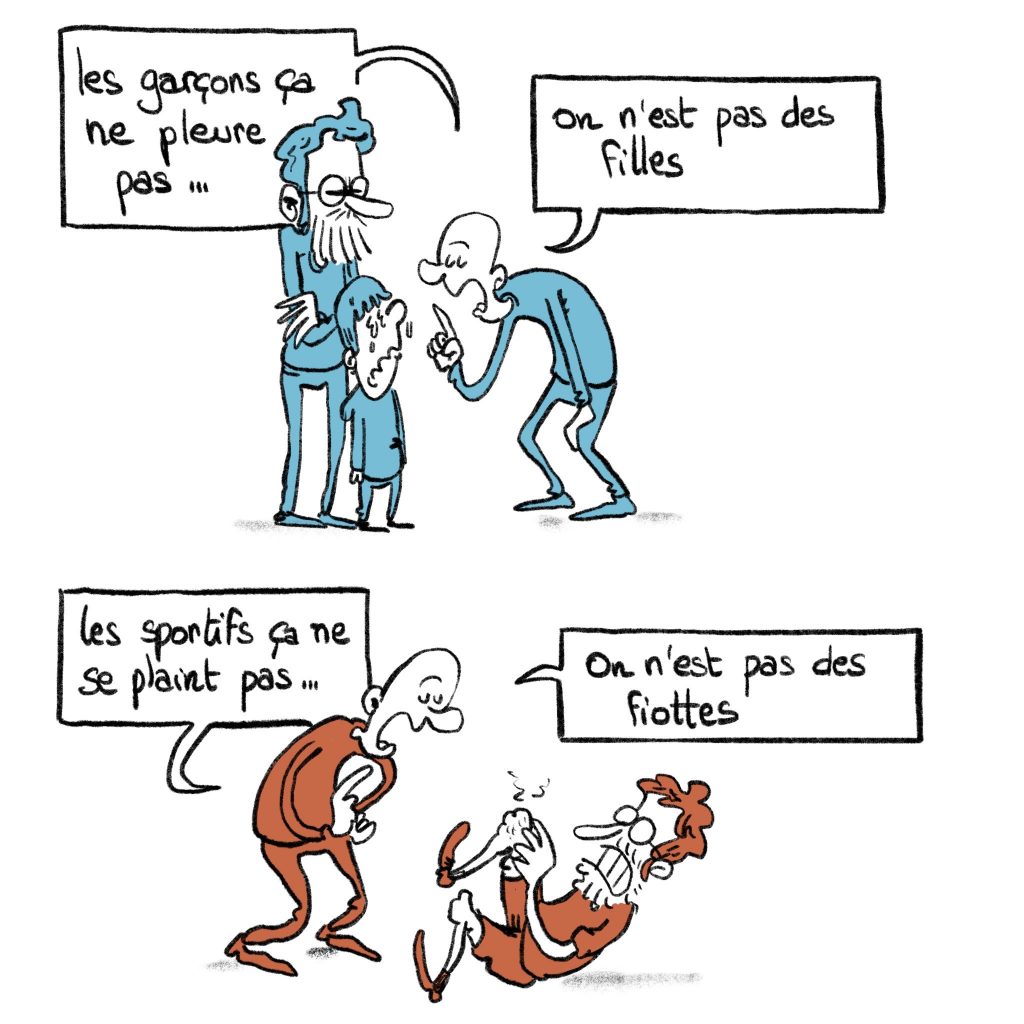 dessin humour quarantenaire image drôle sport