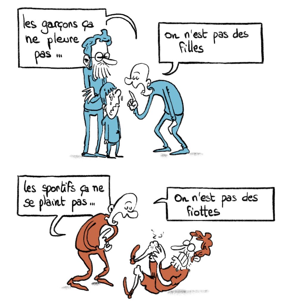 dessin humour quarantenaire image drôle sport