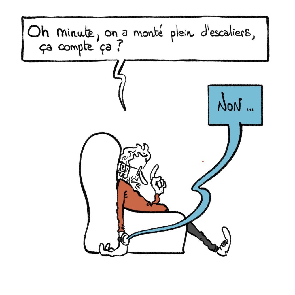 dessin humour quarantenaire image drôle sport