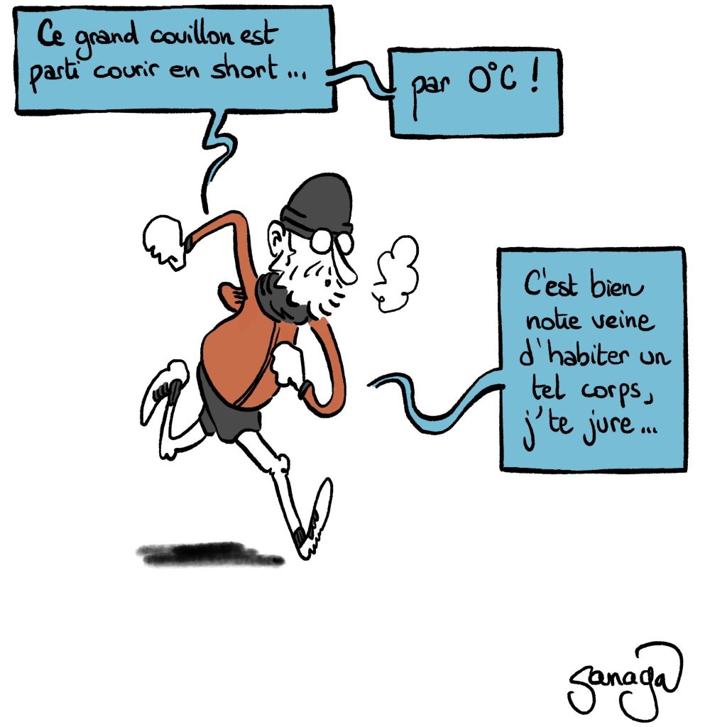 dessin humour quarantenaire image drôle sport