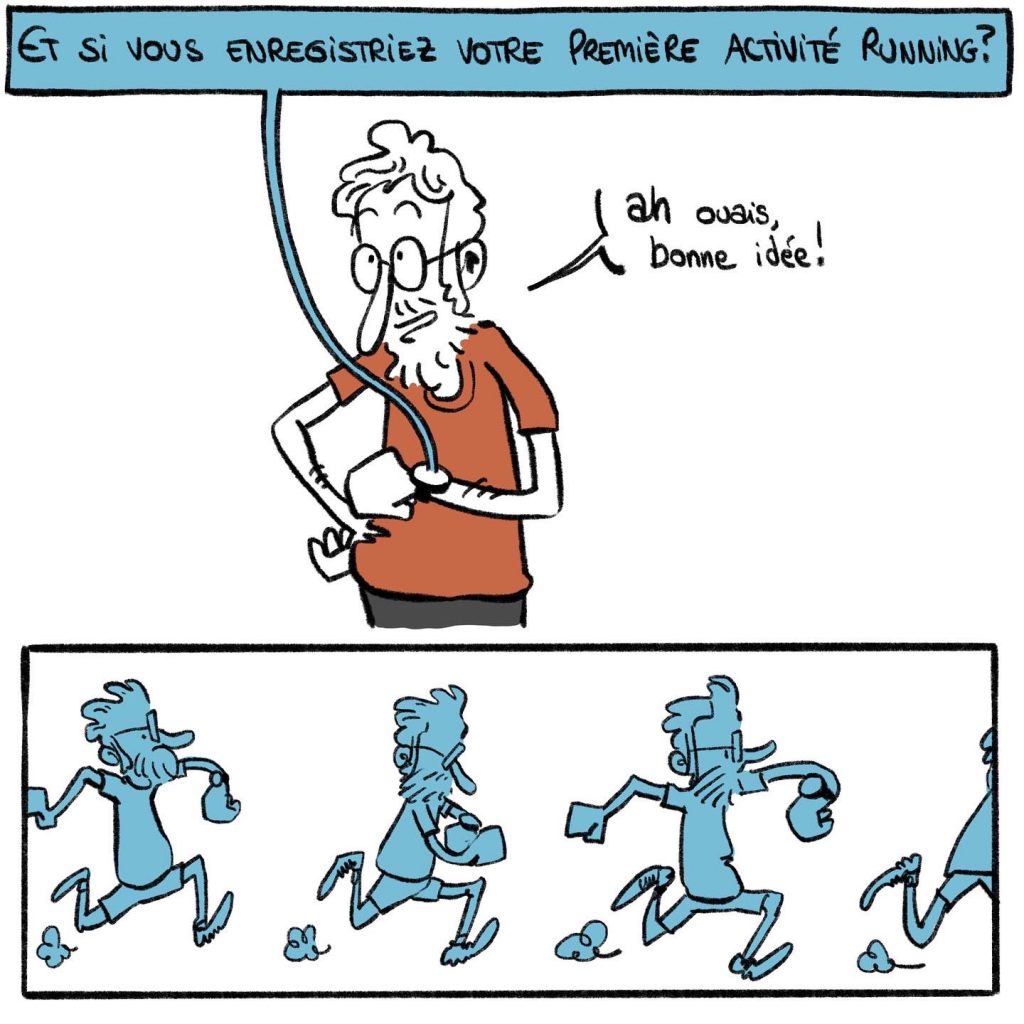 dessin humour quarantenaire image drôle sport