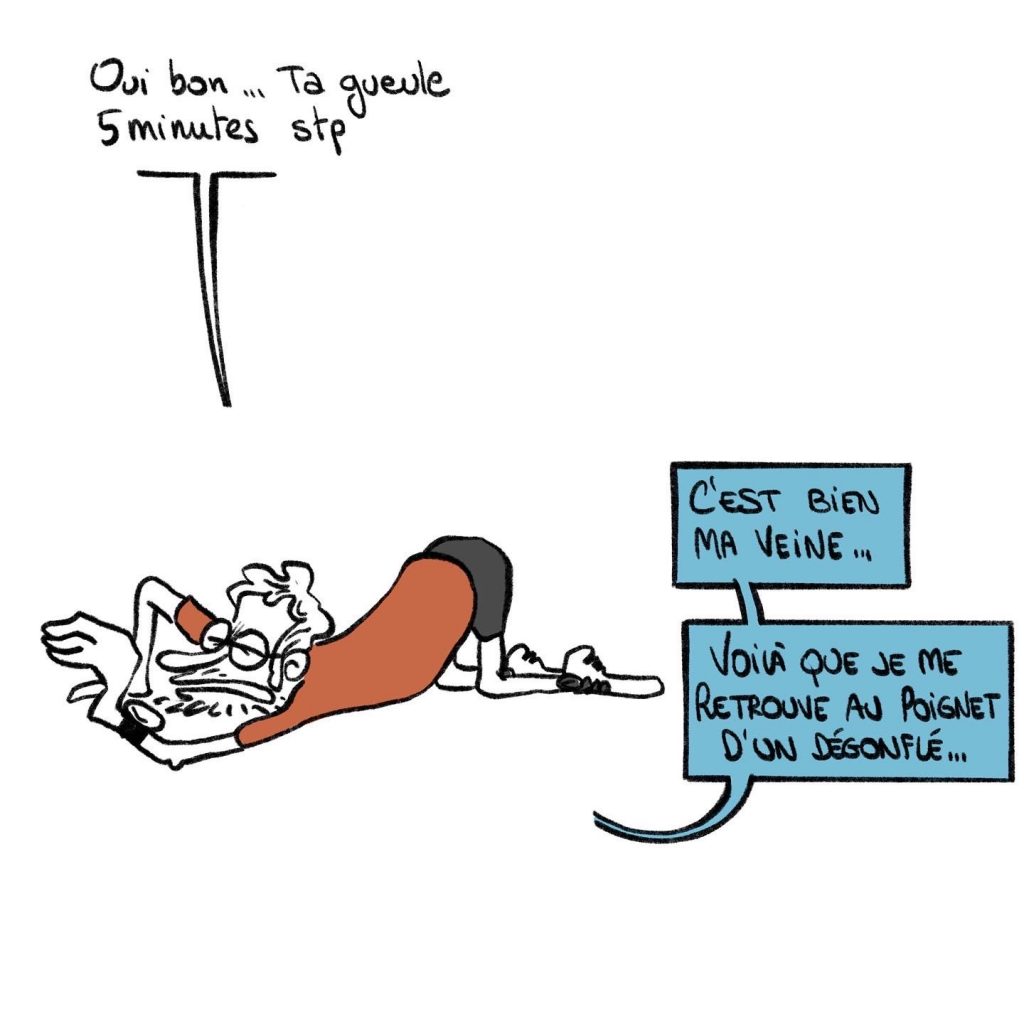 dessin humour quarantenaire image drôle sport