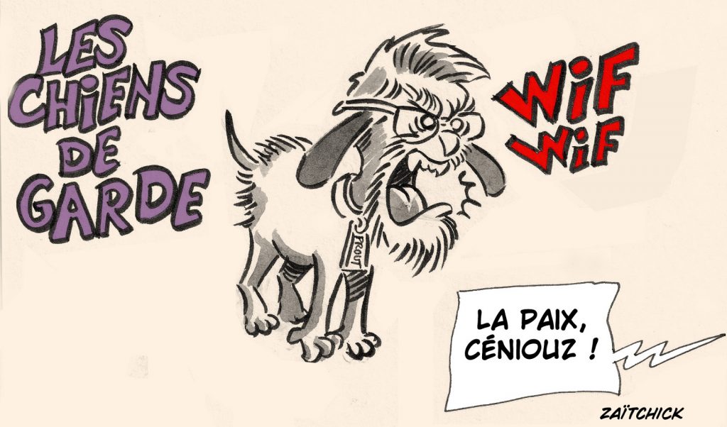 dessin presse humour Pascal Praud image drôle CNews