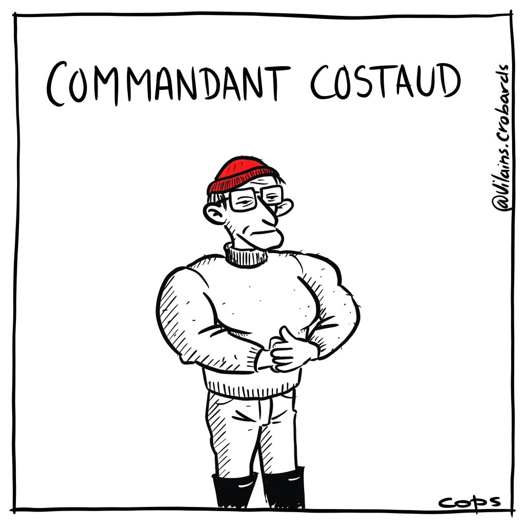gag image drôle commandant Cousteau image drôle commandant Costaud