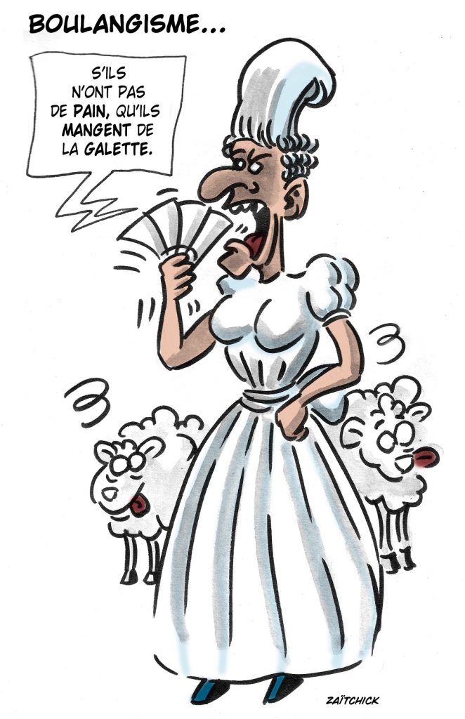 dessin presse humour Emmanuel Macron image drôle colère boulangers