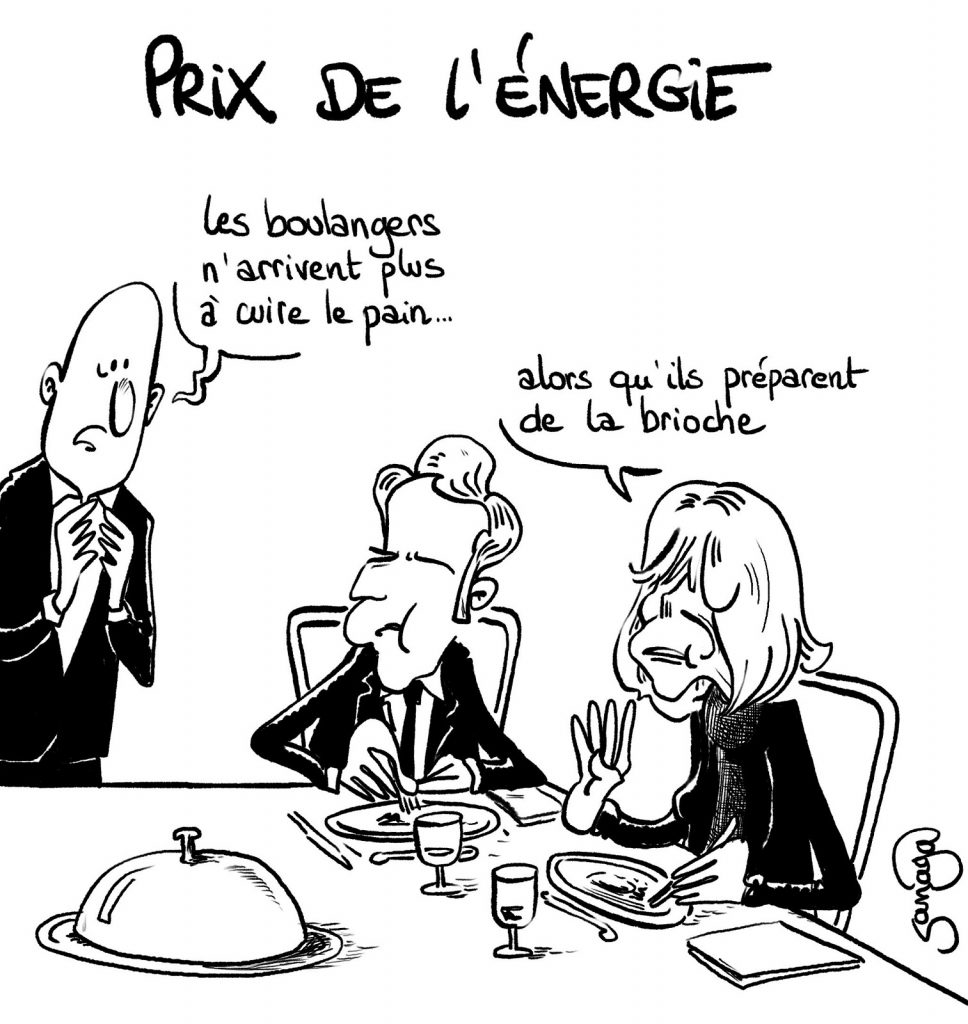 dessin presse humour Emmanuel Macron image drôle fermeture boulangerie
