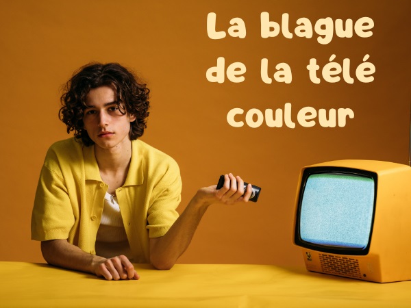 blague rabbin, blague vente, blague télévision, blague noir et blanc, blague télé couleur, blague arnaque, humour drôle