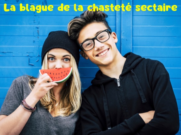 blague secte, blague sexe, blague adepte, blague chasteté, blague supermarché, blague frigo, humour drôle