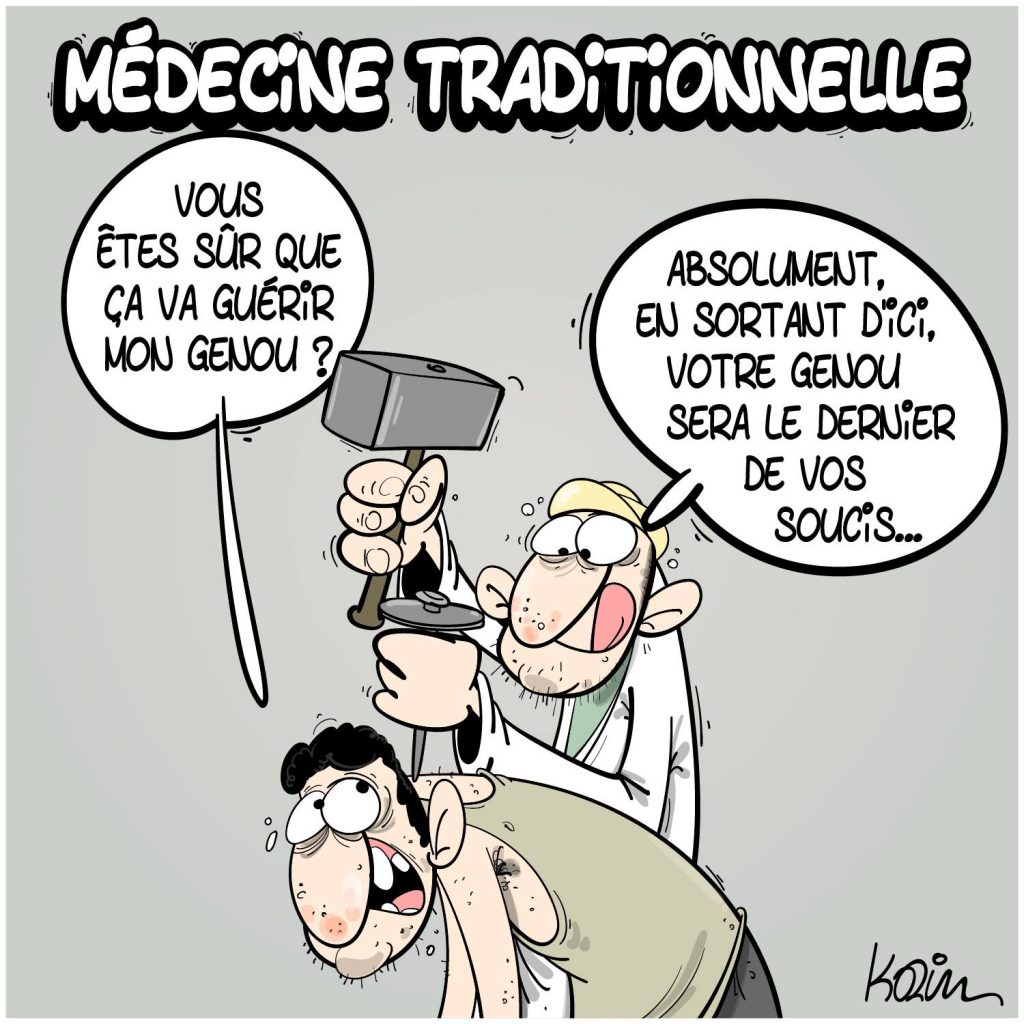 dessin presse humour acupuncture image drôle médecine traditionnelle