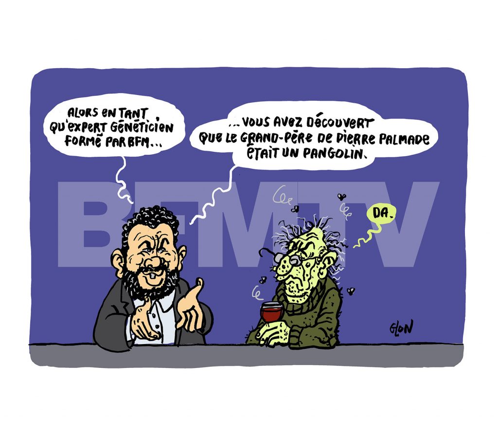 dessin presse humour BFMTV image drôle accident Pierre Palmade