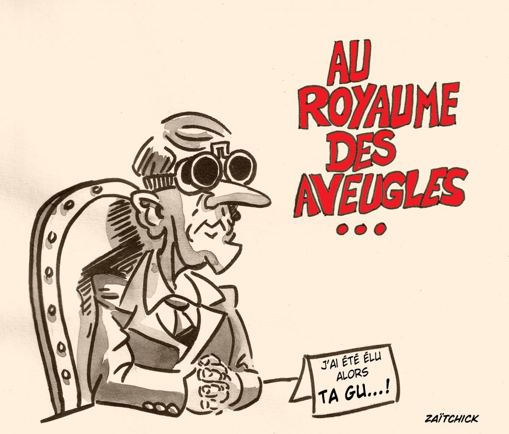 dessin presse humour Emmanuel Macron image drôle réforme retraites