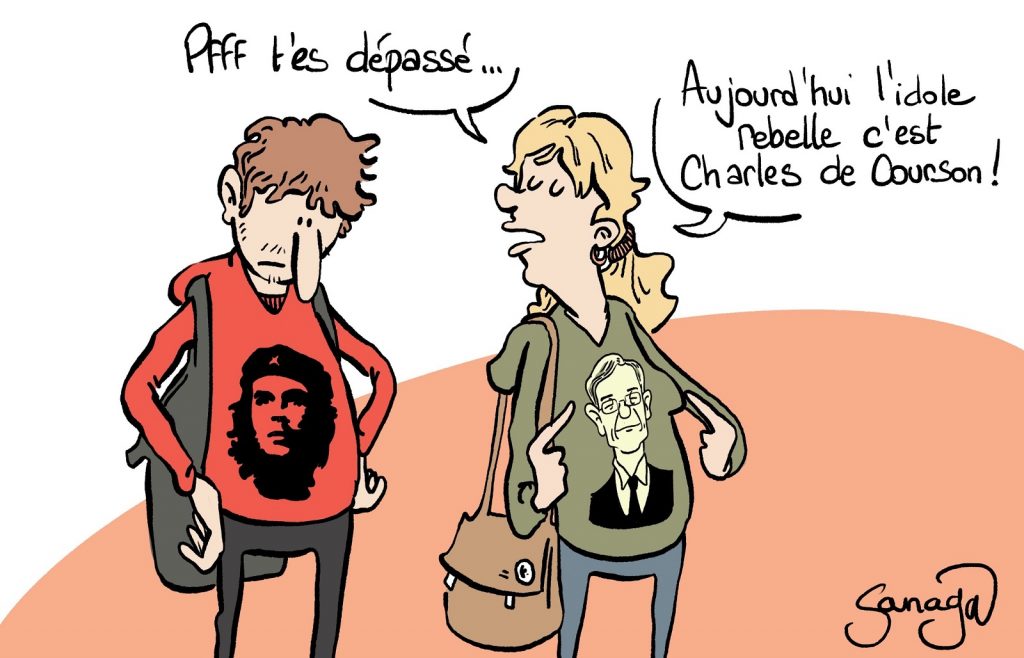 dessin presse humour Charles de Courson image drôle motion censure réforme retraite