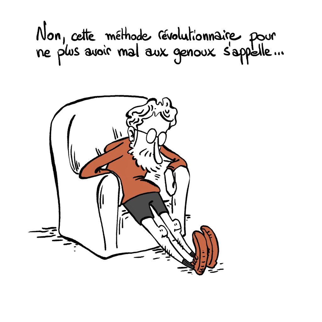 dessin humour quarantenaire image drôle sport