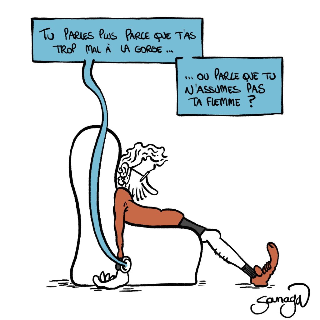 dessin humour quarantenaire image drôle sport