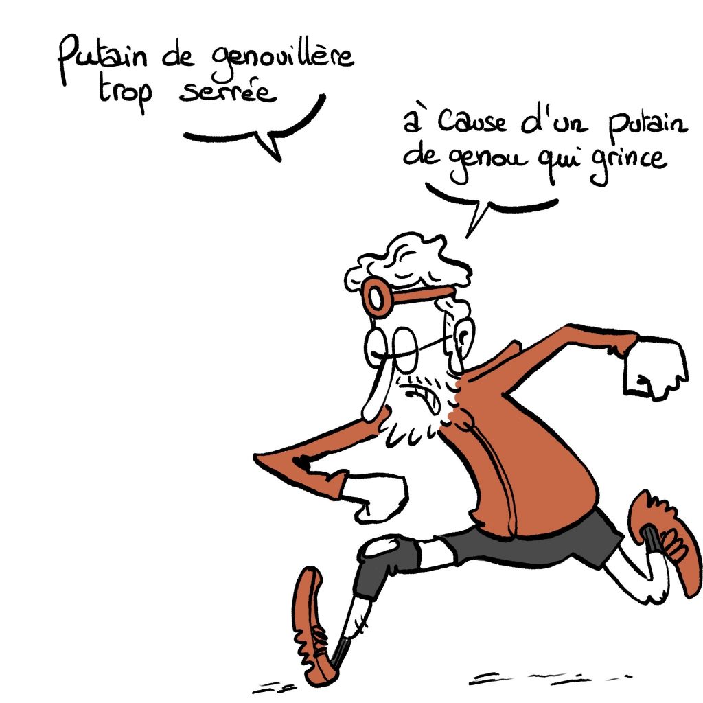 dessin humour quarantenaire image drôle sport colère apaisement