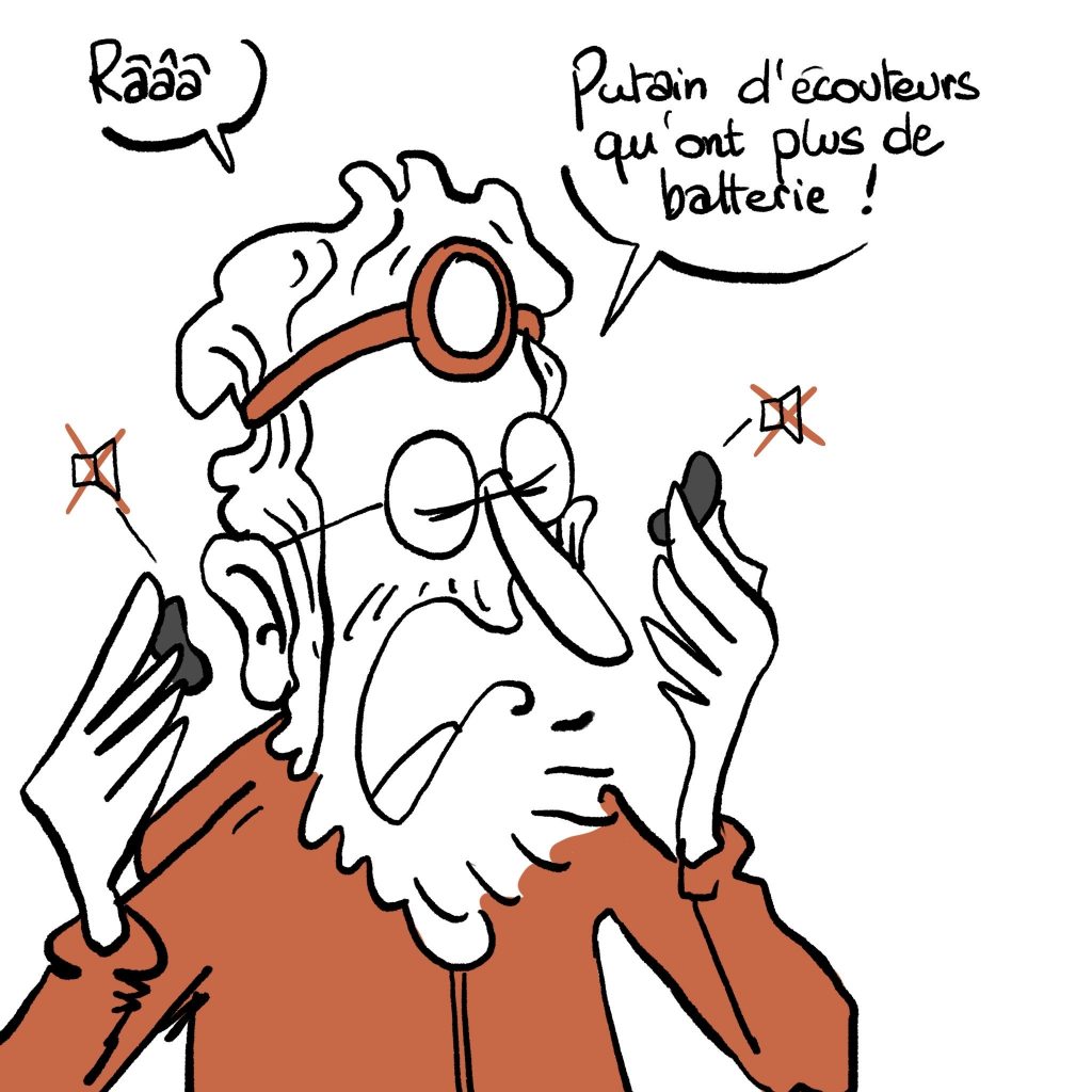 dessin humour quarantenaire image drôle sport colère apaisement