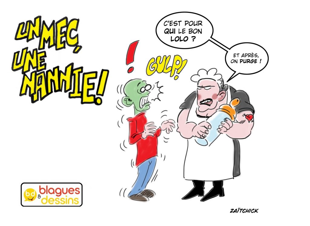 blague dessin humour mec nana homme femme gars nannie lolo purge