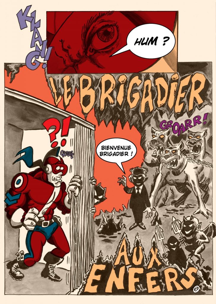 image drôle Le Brigadier enfer