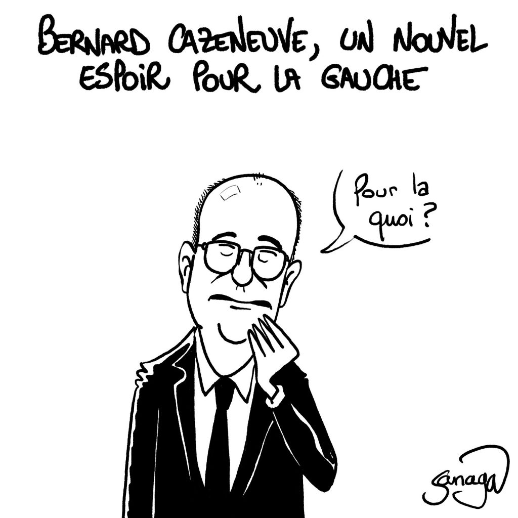 dessin presse humour Bernard Cazeneuve image drôle gauche parti socialiste