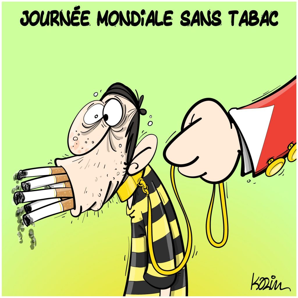 dessin presse humour journée mondiale image drôle sans tabac