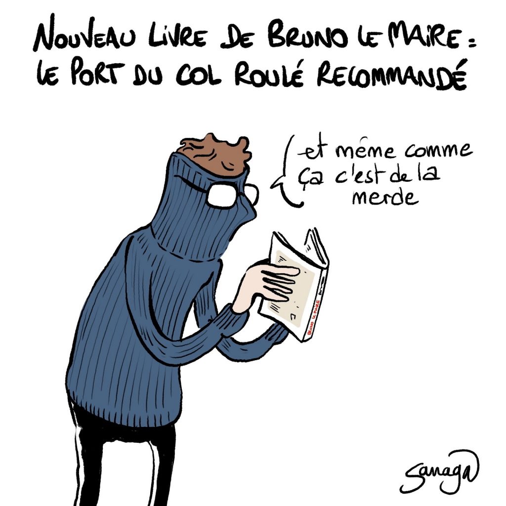 dessin presse humour passage érotique image drôle livre Bruno Le Maire