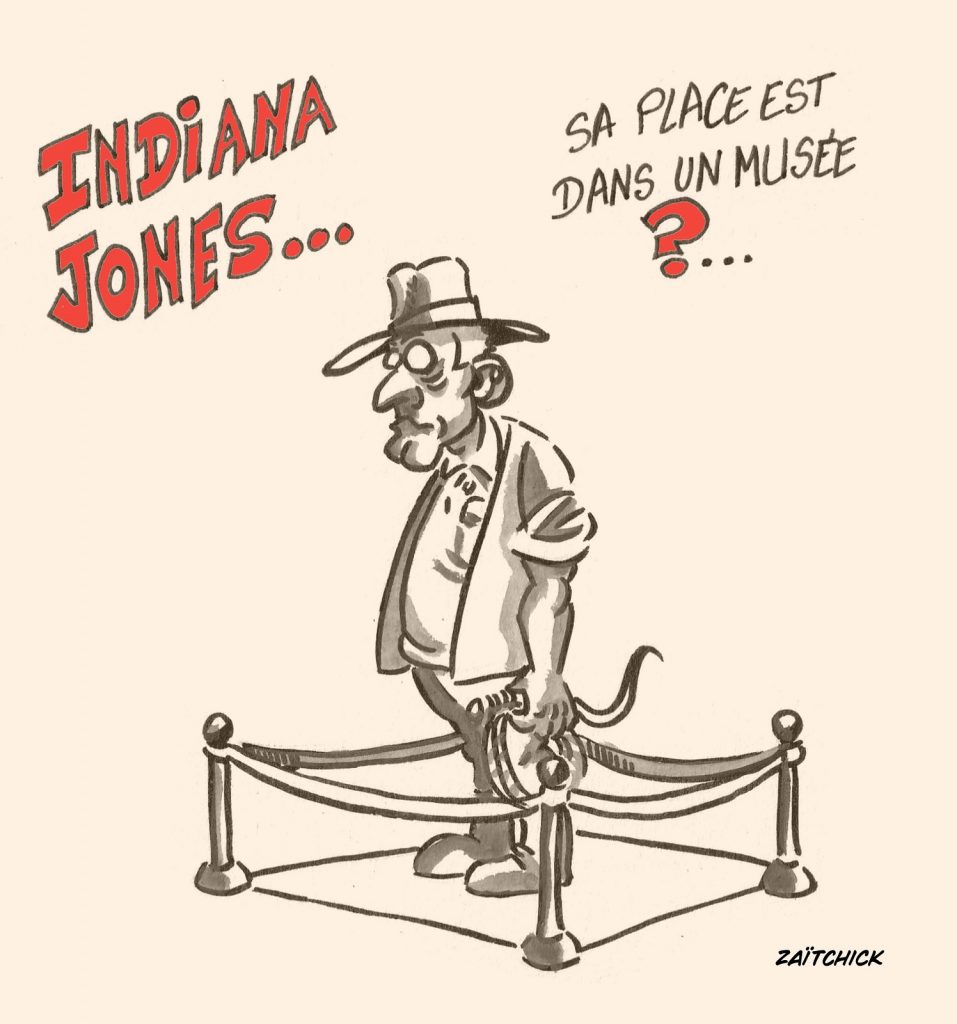 dessin presse humour Harrison Ford image drôle Indiana Jones