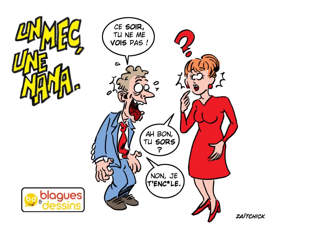 blague dessin humour mec nana homme femme gars fille sexe sodomie