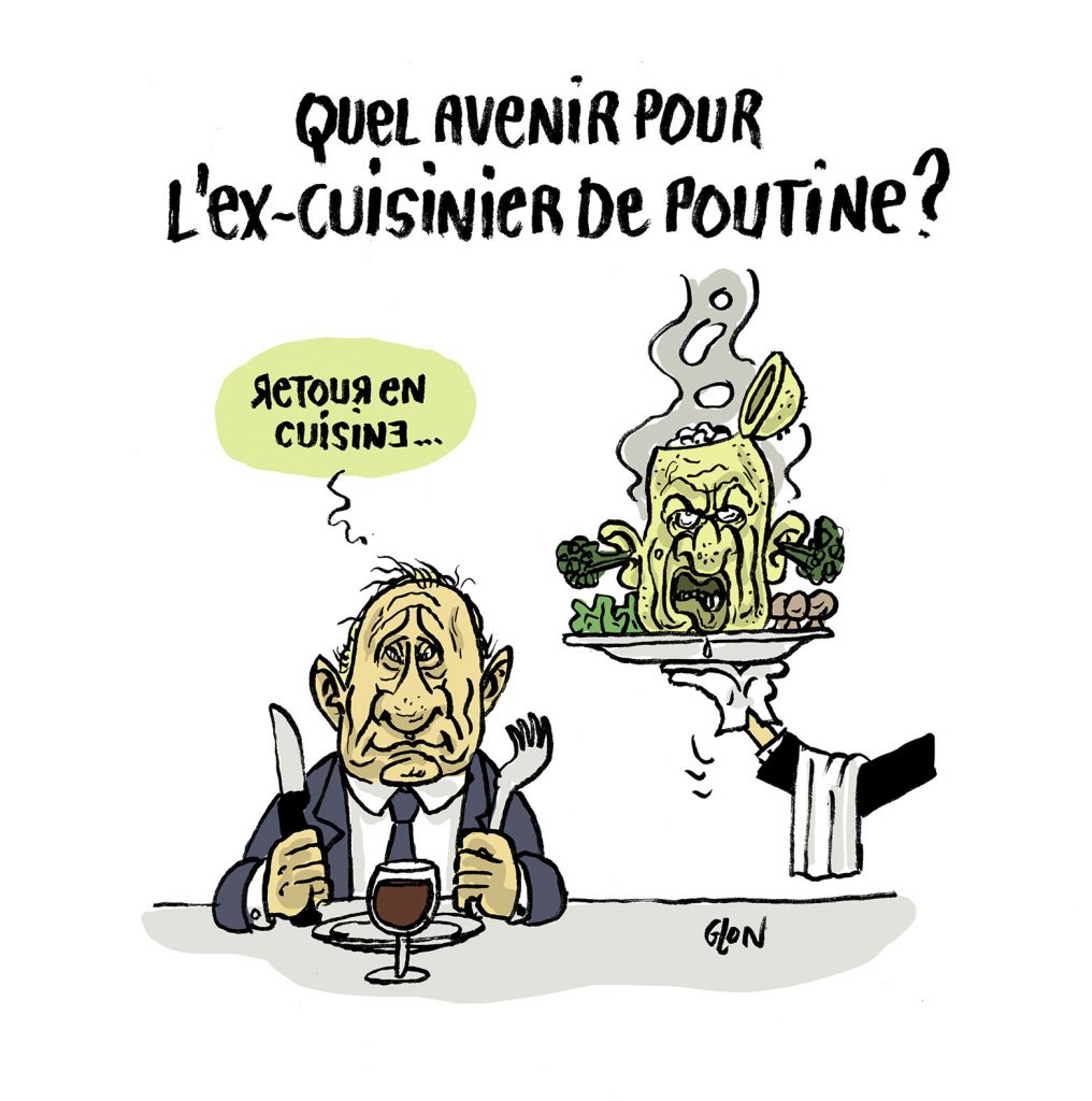 dessin presse humour Russie Vladimir Poutine image drôle mutinerie Evgueni Prigojine