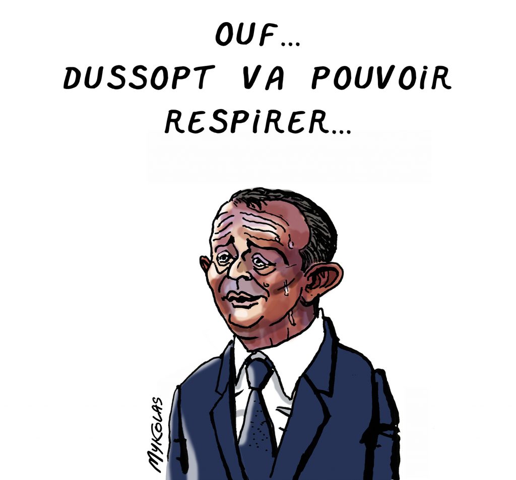 dessin presse humour Olivier Dussopt image drôle réforme retraites