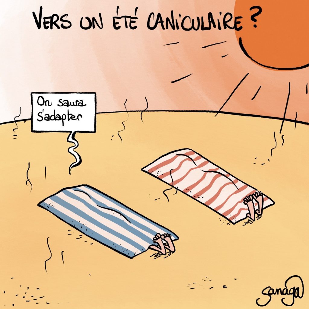 dessin presse humour réchauffement climatique image drôle été canicule