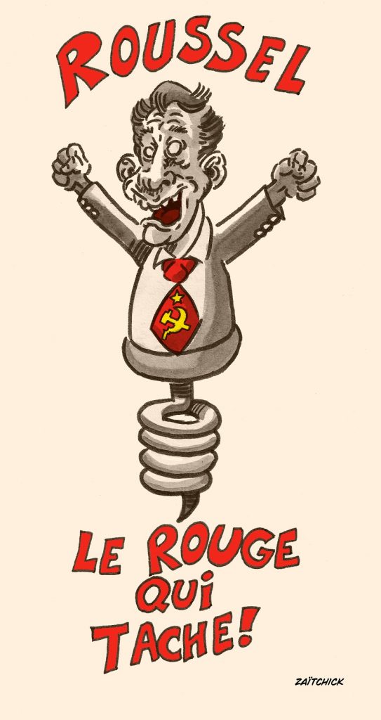 dessin presse humour Fabien Roussel image drôle parti communiste français