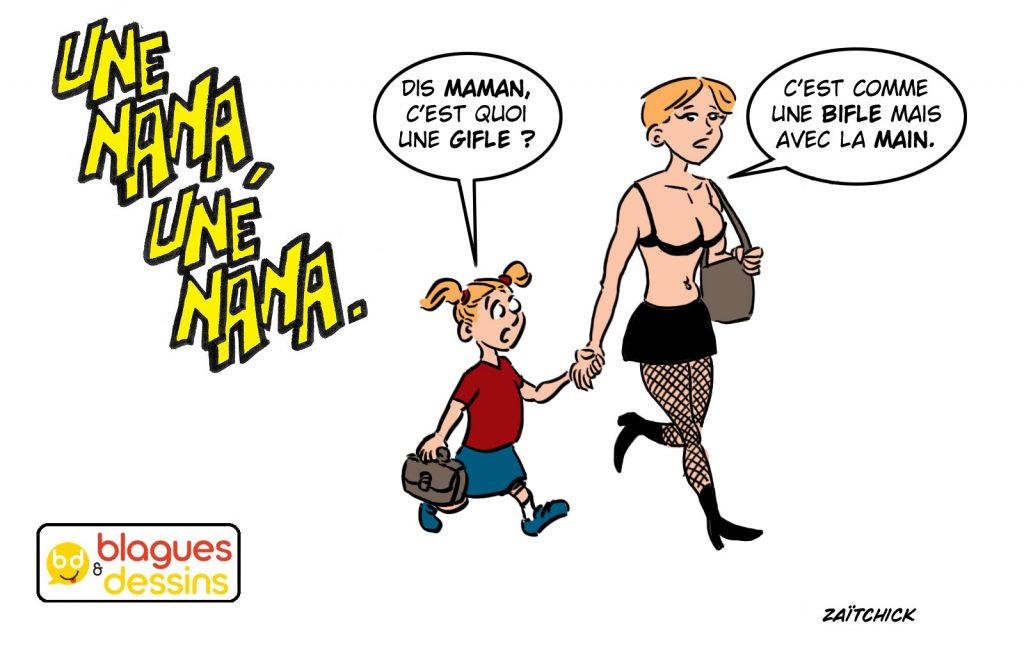 dessin presse humour éducation sexuelle image drôle bifle gifle