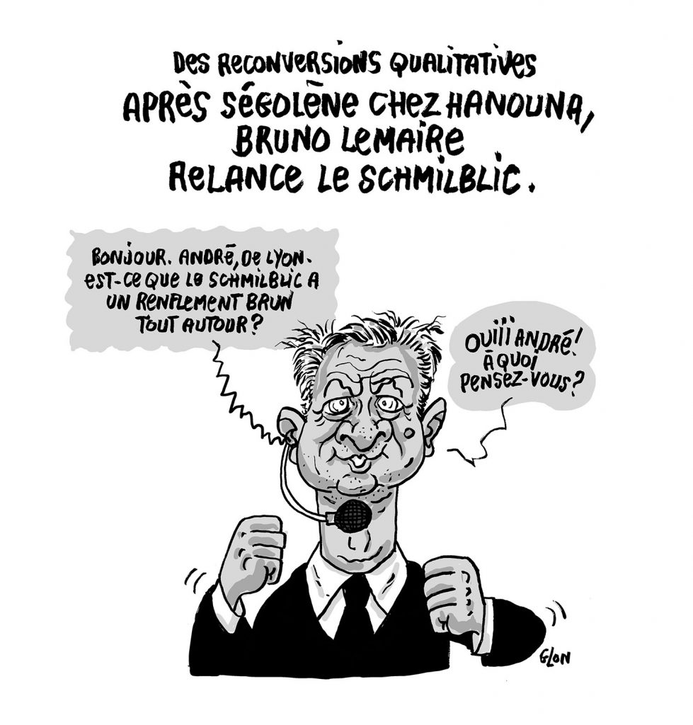 dessin presse humour Bruno Le Maire image drôle Schmilblic
