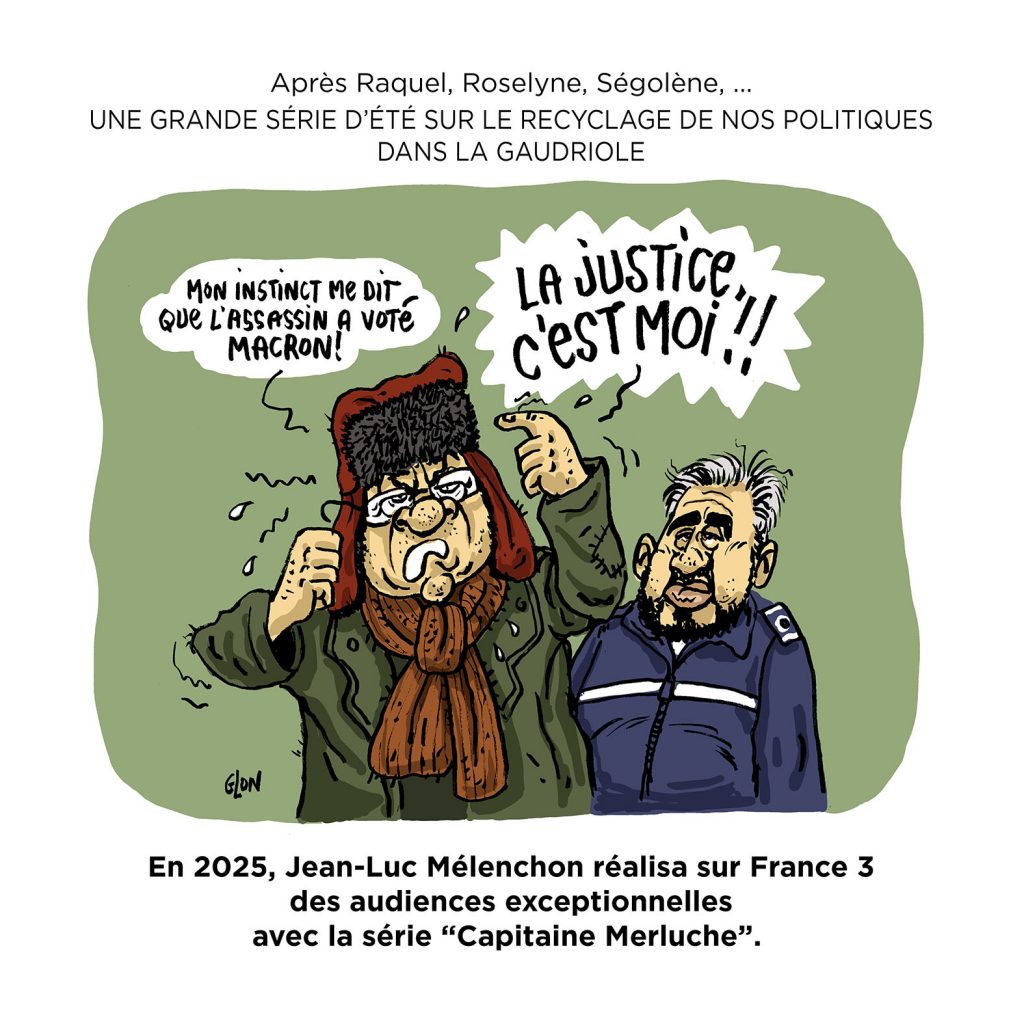 dessin presse humour reconversion politique image drôle Alexis Corbière Jean-Luc Mélenchon