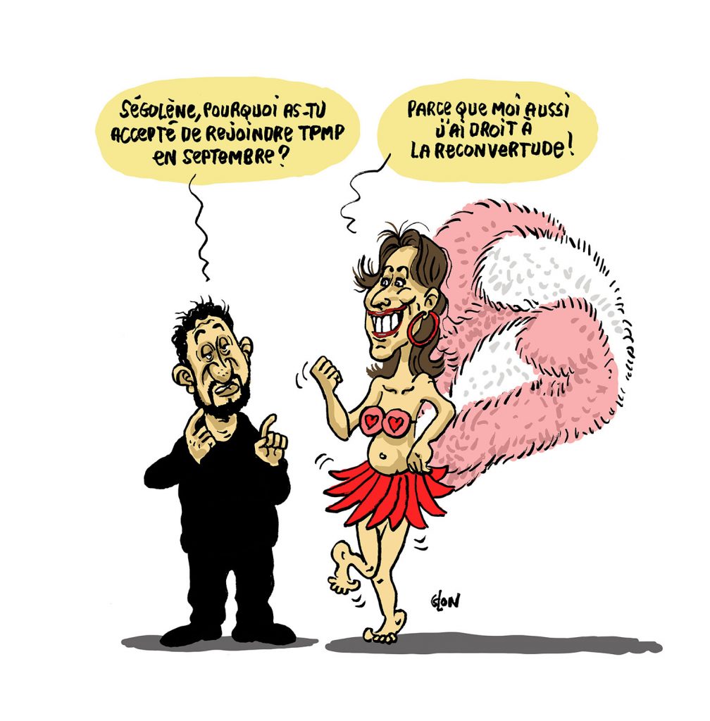 dessin presse humour Cyril Hanouna image drôle Ségolène Royal