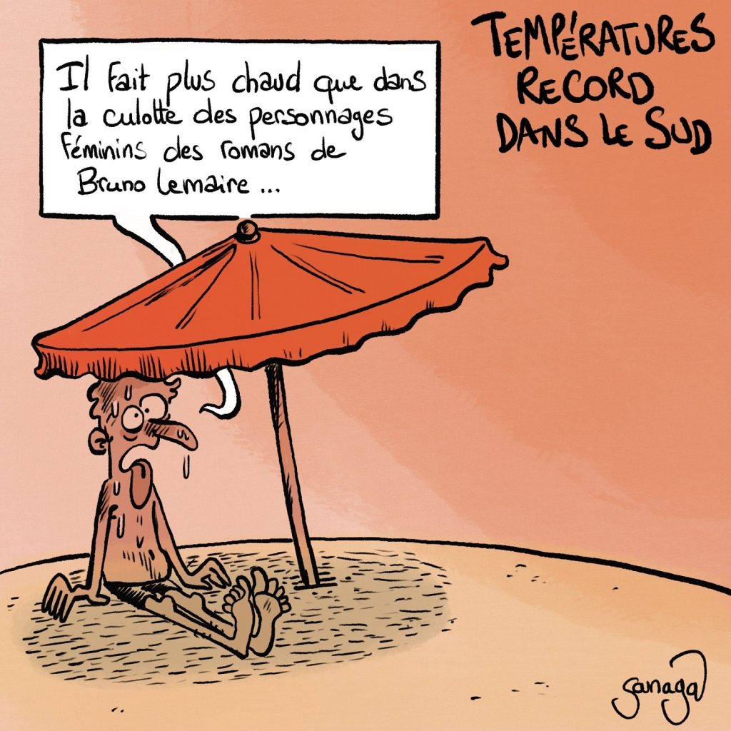 dessin presse humour températures record image drôle sud France