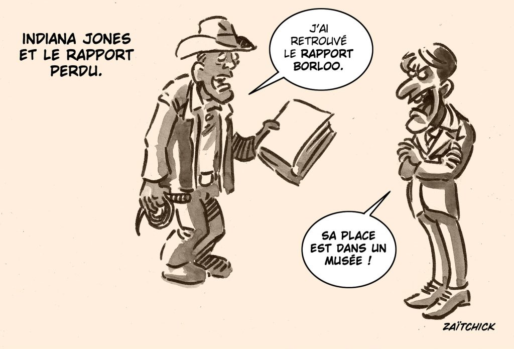 dessin presse humour émeutes pillages image drôle rapport Borloo banlieue