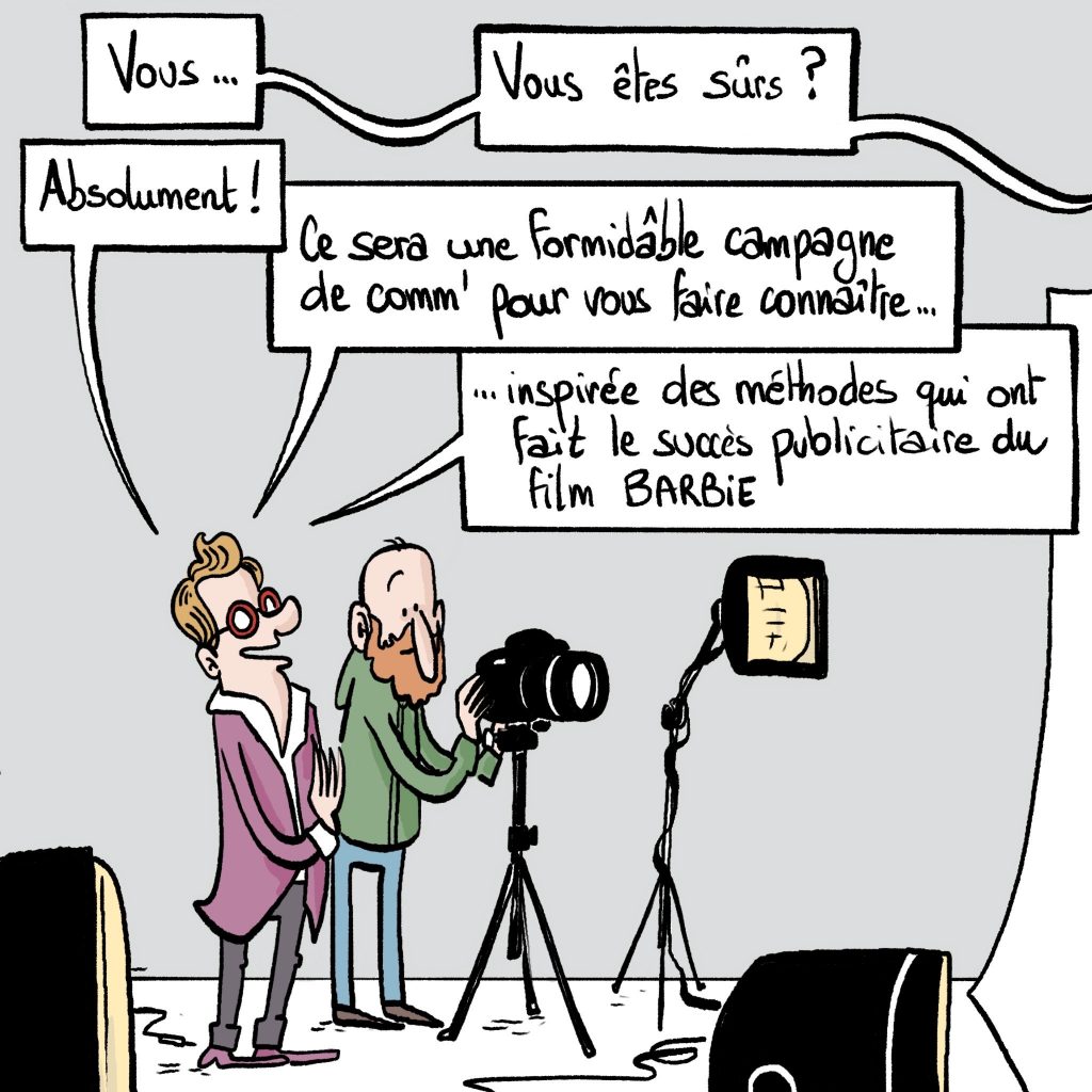 dessin presse humour Barbie image drôle écologie