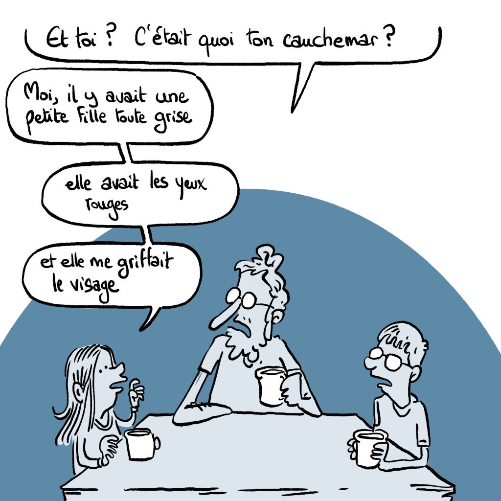 dessin presse humour vacances image drôle cauchemar enfants