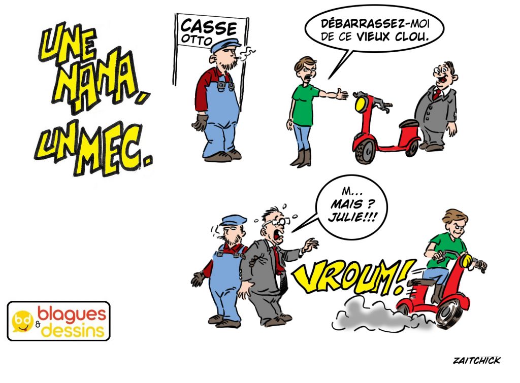 blague dessin humour mec nana homme femme François Hollande Julie Gayet