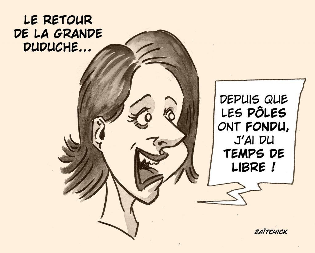 dessin presse humour parti Socialiste image drôle retour Ségolène Royal