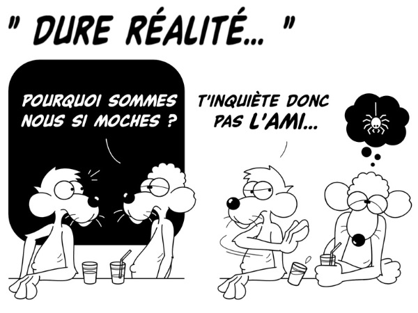 dessin humoristique moche image drôle dure réalité