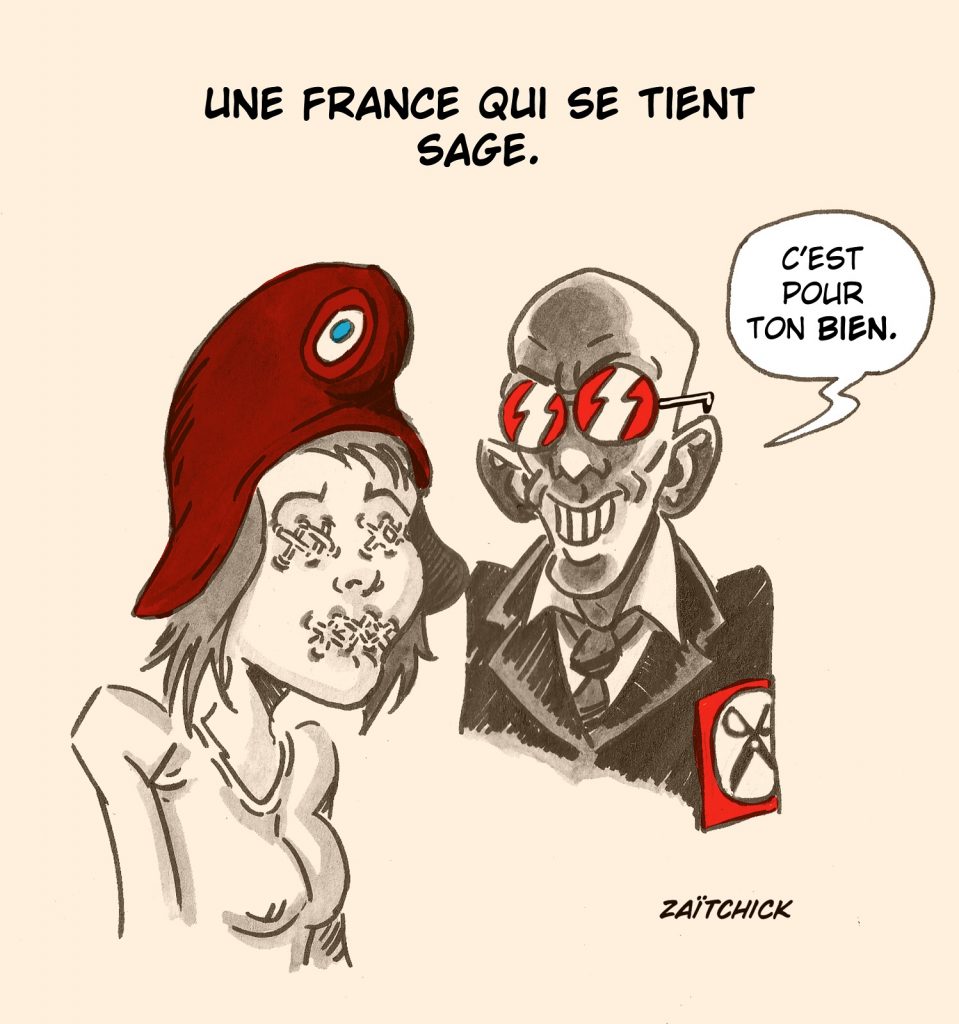 dessin presse humour République image drôle censure