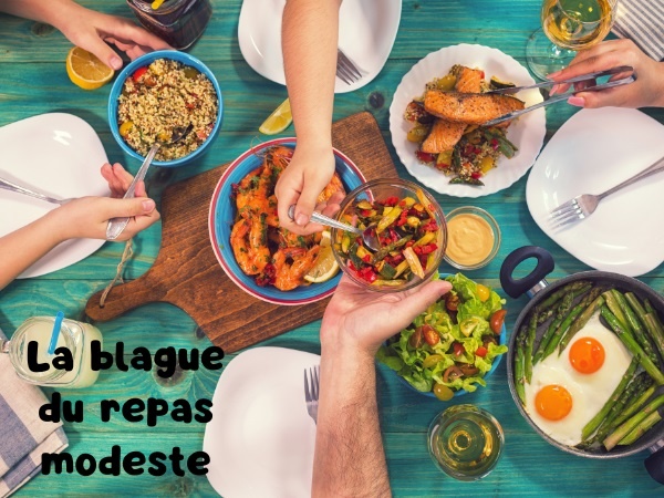 blague gâteau, blague pauvres, blague modeste, blague faim, blague repas, blague privation, blague illustrée, humour drôle