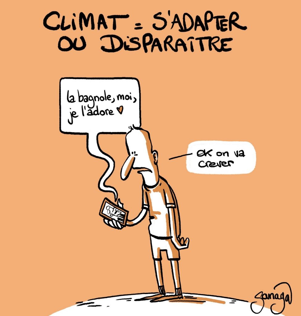 dessin presse humour Emmanuel Macron image drôle planification écologique